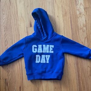 Blue 'Game Day' Kids Hoodie